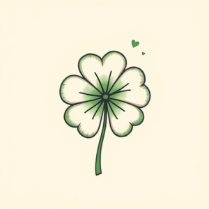 Adorable Clover Tattoo