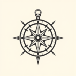 Adorable Compass Tattoo