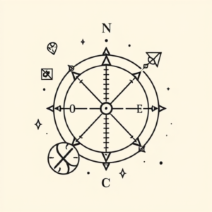 Adorable Coordinates Tattoo