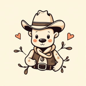 Adorable Cowboy Tattoo