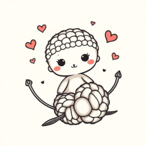 Adorable Crochet Tattoo