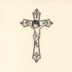 Adorable Crucifix Tattoo