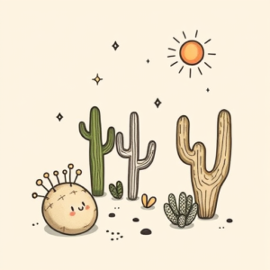 Adorable Desert Tattoo