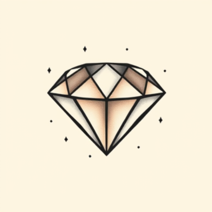 Adorable Diamond Tattoo