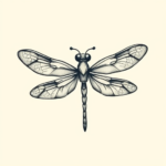 Adorable Dragonfly Tattoo