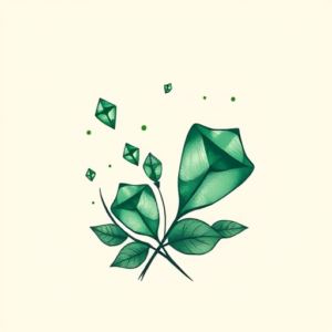 Adorable Emerald Tattoo