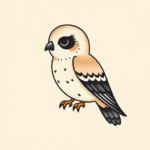 Adorable Falcon Tattoo