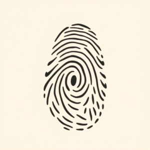 Adorable Fingerprint Tattoo