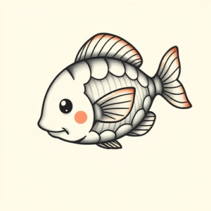 Adorable Fish Tattoo