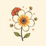 Adorable Flower Tattoo