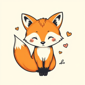 Adorable Fox Tattoo
