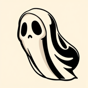 Adorable Ghostface Tattoo