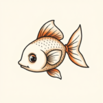 Adorable Goldfish Tattoo