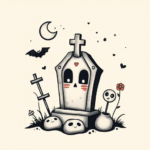 Adorable Graveyard Tattoo
