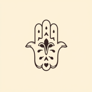 Adorable Hamsa Tattoo