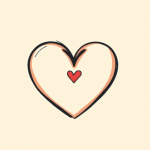 Adorable Heart Tattoo