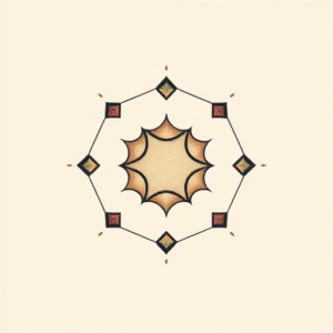 Adorable Hexagon Tattoo