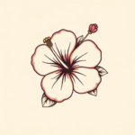 Adorable Hibiscus Tattoo