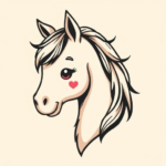 Adorable Horse Tattoo