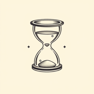 Adorable Hourglass Tattoo