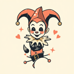 Adorable Jester Tattoo