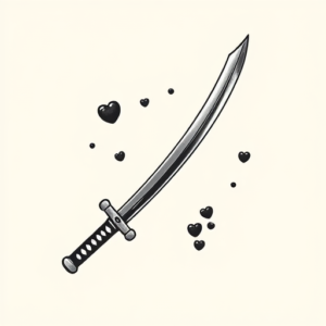 Adorable Katana Tattoo