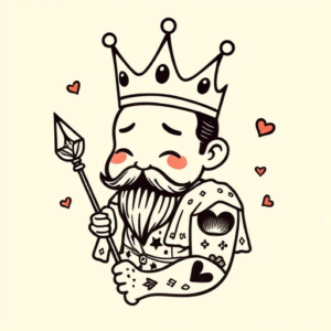 Adorable King Tattoo