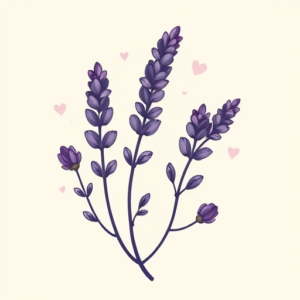 Adorable Lavender Tattoo