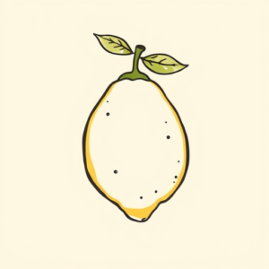 Adorable Lemon Tattoo
