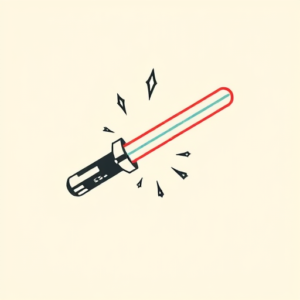 Adorable Lightsaber Tattoo