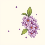 Adorable Lilac Tattoo