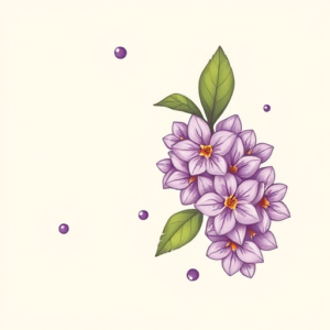 Adorable Lilac Tattoo