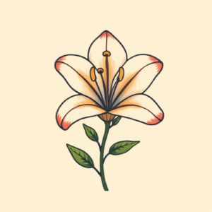 Adorable Lily Tattoo