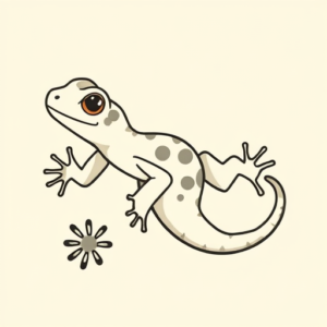 Adorable Lizard Tattoo