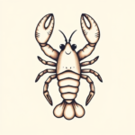 Adorable Lobster Tattoo