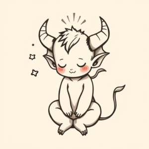 Adorable Lucifer Tattoo
