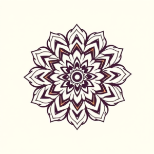 Adorable Mandala Tattoo