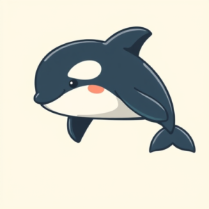 Adorable Orca Tattoo