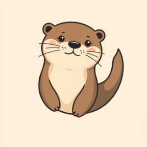Adorable Otter Tattoo