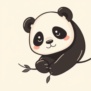 Adorable Panda Tattoo