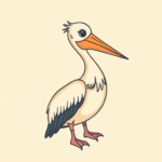 Adorable Pelican Tattoo