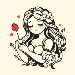 Adorable Persephone Tattoo