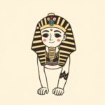 Adorable Pharaoh Tattoo