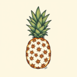 Adorable Pineapple Tattoo