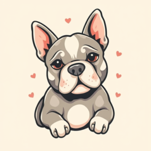 Adorable Pitbull Tattoo