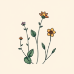 Adorable Plant Tattoo