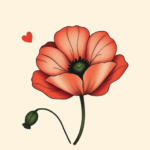 Adorable Poppy Tattoo