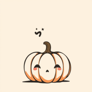 Adorable Pumpkin Tattoo
