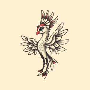 Adorable Quetzalcoatl Tattoo