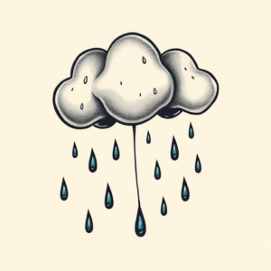 Adorable Rain Tattoo